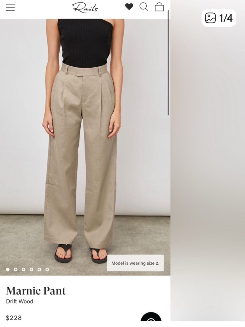 Rails Marnie wide leg pants